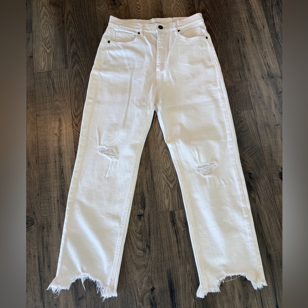 Loft - The 90s High Waist Straight Jean